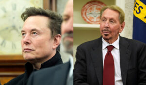 larry ellison y elon musk
