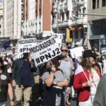 Mutualistas reclaman en Madrid